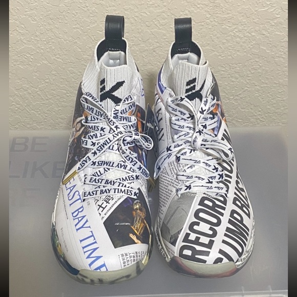 Brand New Mens Anta Klay Thompson KT4 East Bay Times NewsPaper sz 7 - Picture 6 of 11